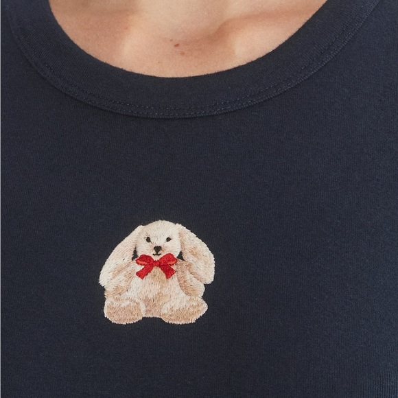 Aritzia Sunday Best Bunny Tshirt - Picture 3 of 5